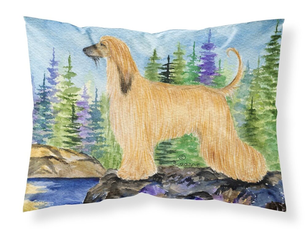 5447 SS8220PILLOWCASE Afghan Hound Fabric Standard Pillowcase Lightweight